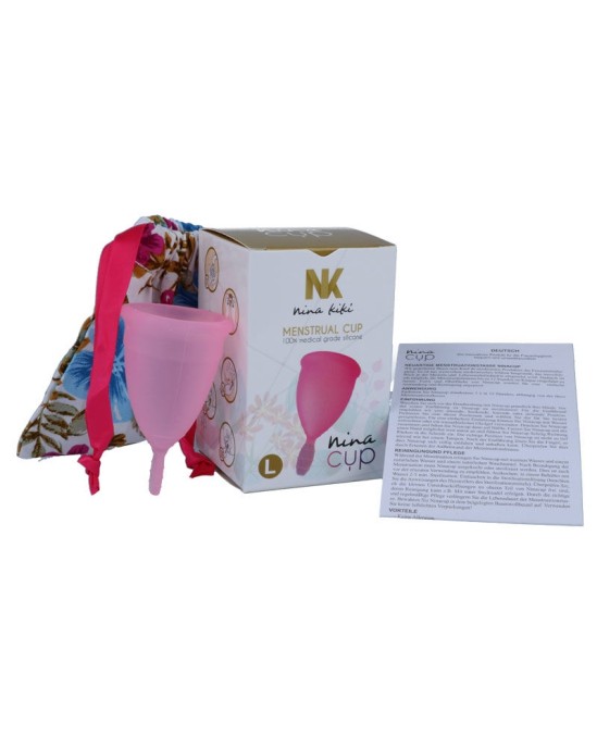 Nina Kikí NINA CUP MENSTRUAL CUP SIZE PINK L