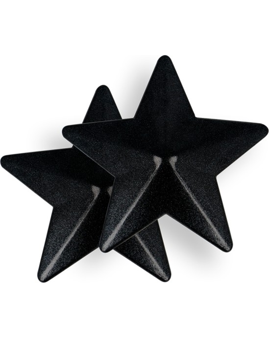 Coquette Accessories COQUETTE CHIC DESIRE - BLACK STARS NIPPLE VĀCIJAS