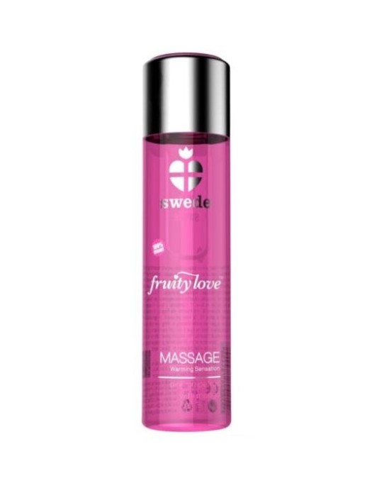 Swede FRUITY LOVE WARMING EFFECT MASSAGE OIL PINK GRAPEFRUIT WITH MANGO 60 ML