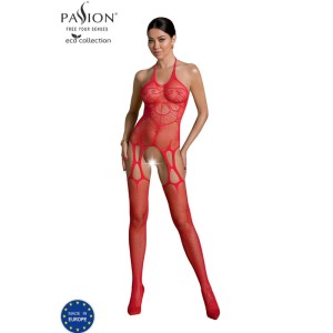 Passion Woman Bodystockings PASSION - EKO KOLEKCIJA BODYSTOCKING ECO BS002 RED