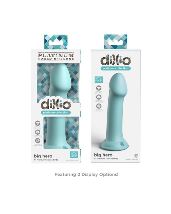 Dillio Dildo 15,24 CM zaļš