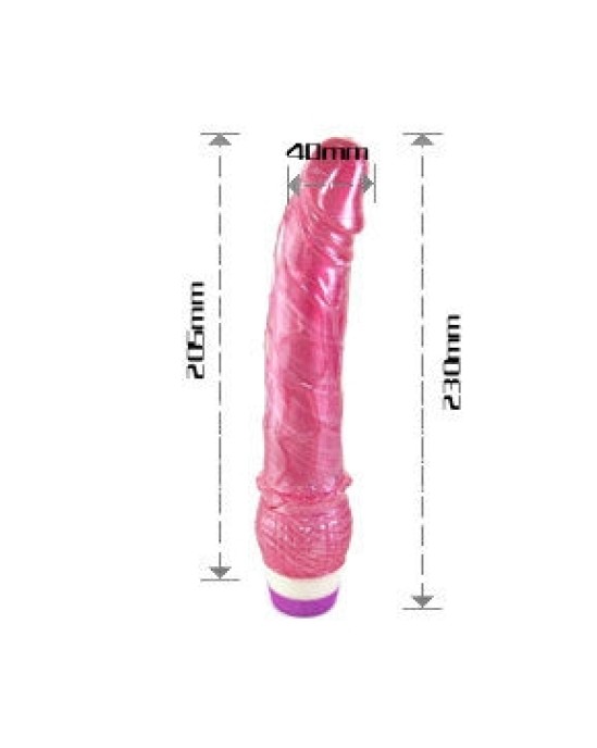 Baile Vibrators ВИБРАТОР BAILE BASIC LINE КРАСНОГО ЦВЕТА