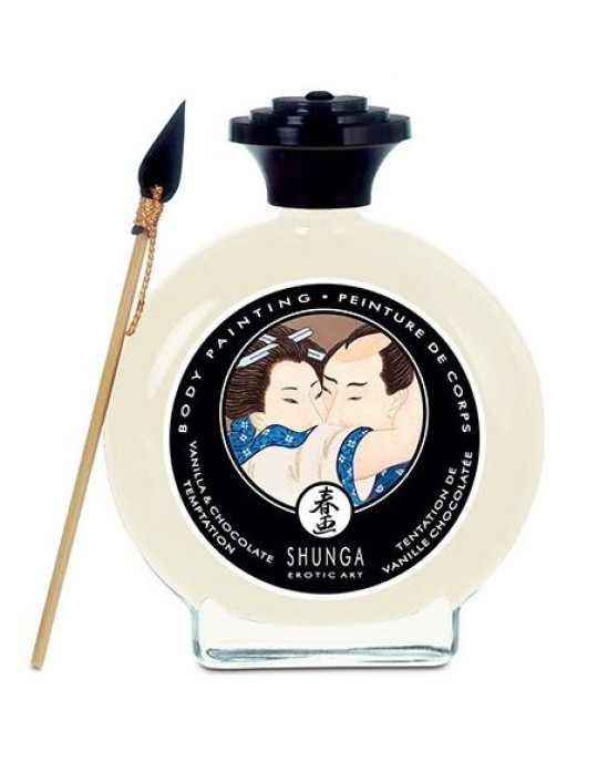 Shunga Massage Cream ШУНГА - ВАНИЛЬНО-ШОКОЛАДНАЯ КРАСКА ДЛЯ ТЕЛА.