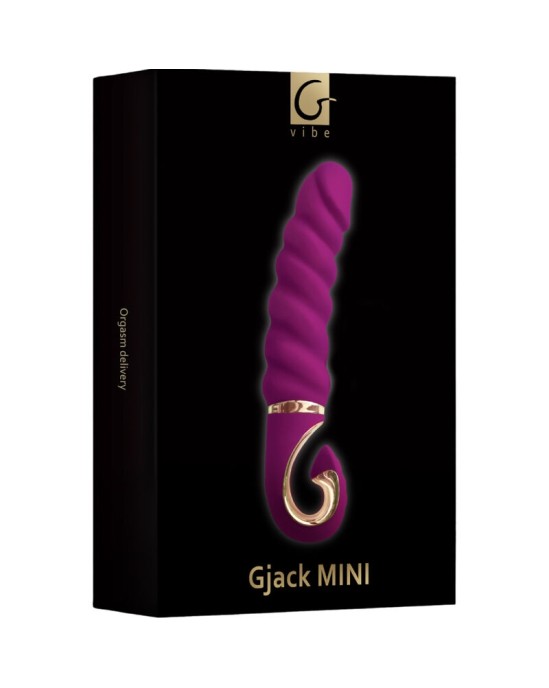 G-Vibe GVIBE - МИНИ-СИЛИКОНОВЫЙ ВИБРАТОР GJACK СЛАДКАЯ МАЛИНА