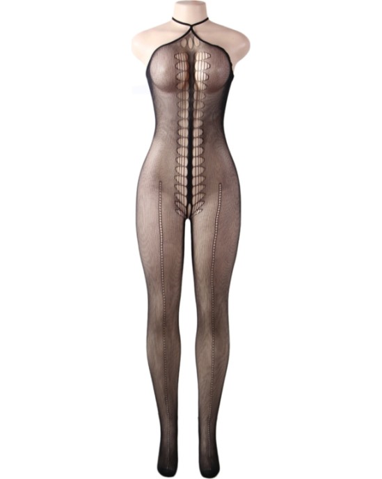 Queen Lingerie HALTER NECK BODYSTOCKING S-L