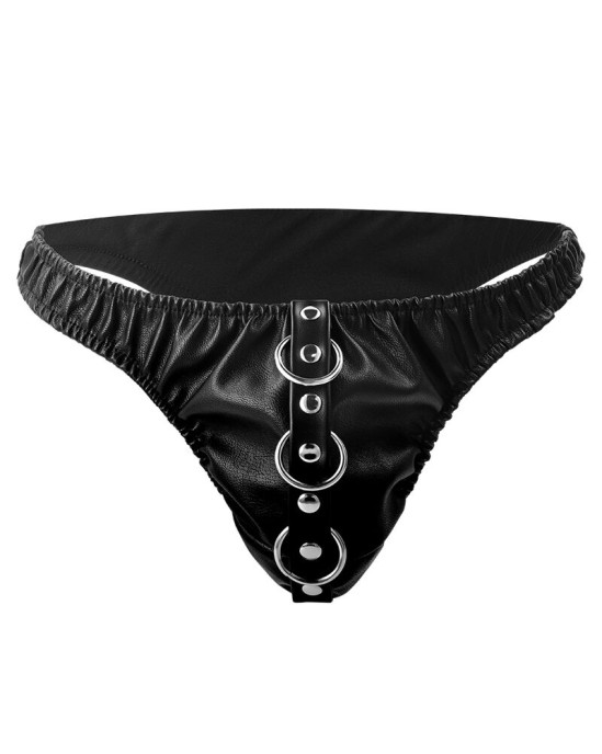 Darkness Bondage DARKNESS - SUBMISSION THONG WITH METAL CHAIN