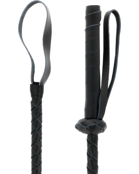 Darkness Sensations DARKNESS - LEATHER FETISH BDSM WHIP 60CM