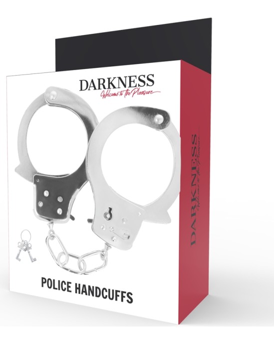 Darkness Bondage DARKNESS - METAL HANDCUFFS WITH KEYS