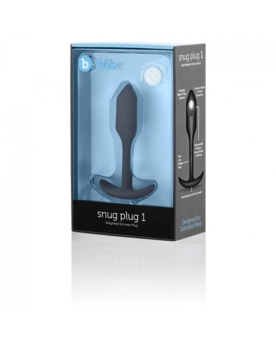 B-Vibe SNUG PLUG 1 BLACK