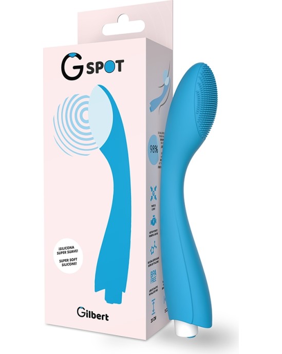 G-Spot GYLBERT БИРЮЗОВЫЙ СИНИЙ ВИБРАТОР