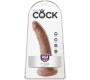 King Cock REALISTIC PENIS 17.5 CM CARAMEL