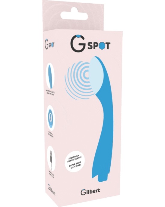 G-Spot GYLBERT БИРЮЗОВЫЙ СИНИЙ ВИБРАТОР