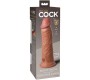 King Cock ELITE - REALISTIC SILICONE DILDO 20.3 CM CARAMEL