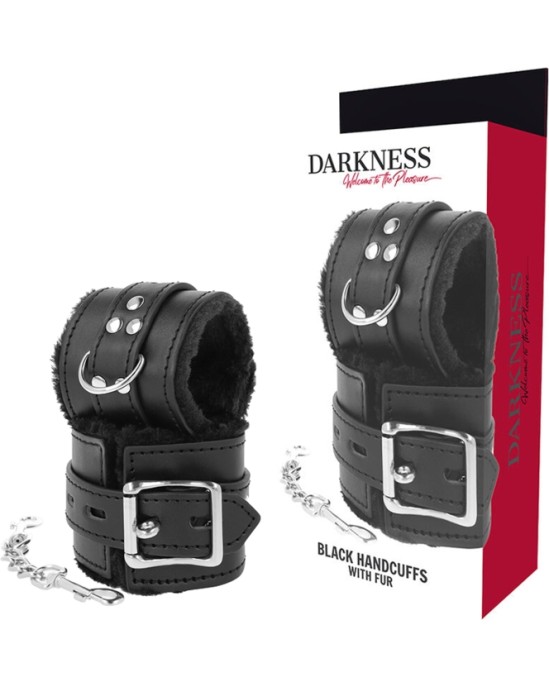 Darkness Bondage DARKNESS - BLACK LINED BDSM HANDCUFFS