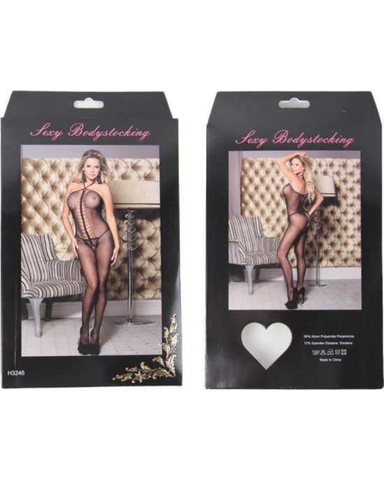 Queen Lingerie HALTER NECK BODYSTOCKING SL