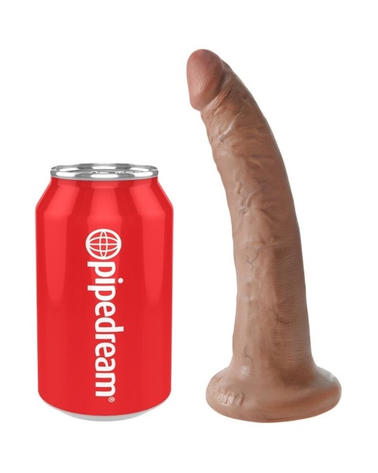 King Cock REALISTIC PENIS 17.5 CM CARAMEL