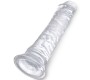 King Cock CLEAR REALISTIC PENIS 19.7 CM TRANSPARENT