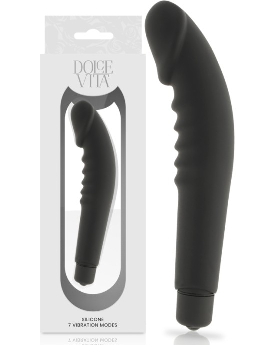 Dolce Vita Stimulējošs vibrators melns