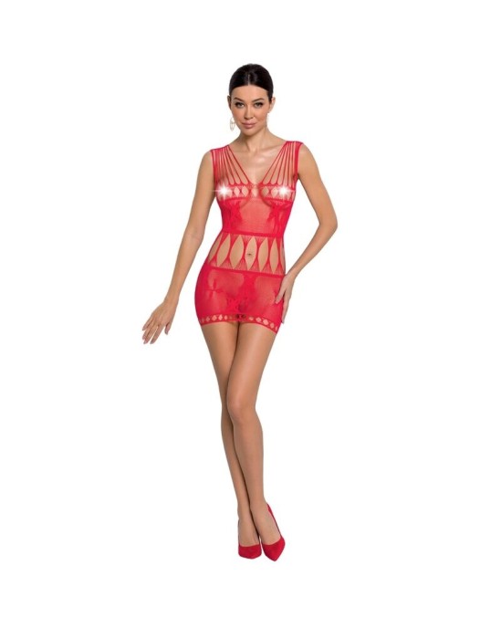 Passion Woman Bodystockings PASSION WOMAN BS090 RED BODYSTOCKING VIENS IZMĒRS