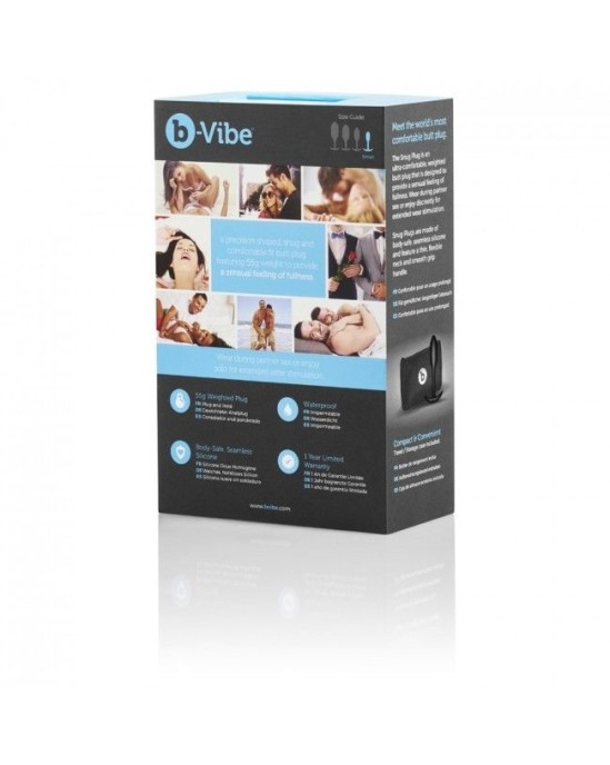 B-Vibe SNUG PLUG 1 BLACK