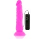 Diversia FLEXIBLE VIBRATING Dildo 21 CM - violets