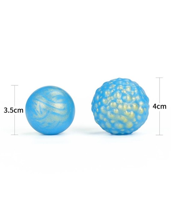 Lovetoy Oceans tonera Kegel Balls komplekts pa 2