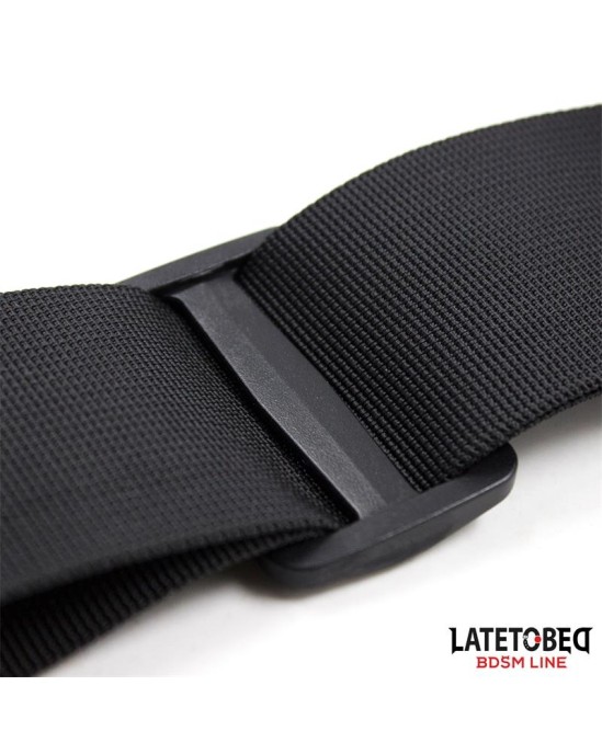 Latetobed Bdsm Line Door Swing Nylon Bind Neoprene Wrist Cuffs