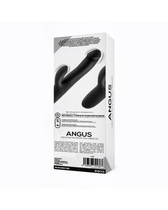 Tardenoche Вибратор Angus с толкающим движением, 2 двигателя, силиконовый USB