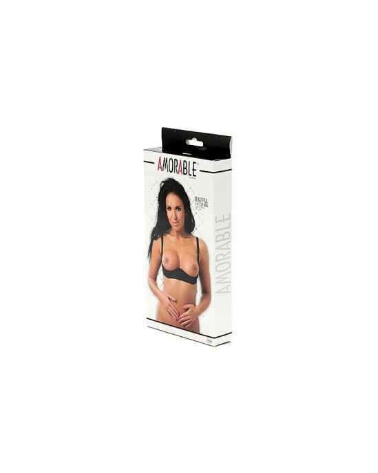 Amorable Rimba 1/4 Cup Bra Black