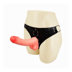 Baile Strap-On with Dildo and Testicles Flesh 18,3 cm