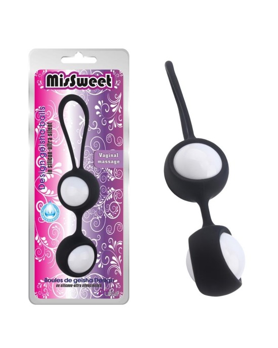 Chisa Geisha Balls MisSweet 17.7 cm Silicone Black