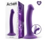 Action Bouncy Liquid Silikona Dildo Hiper Flexible 7-18 cm Izmērs M Purpurs