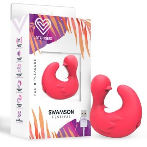 Festival Swamson Stimulator Duckling Thimble USB silikona roze