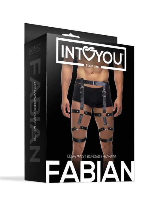 Intoyou Bdsm Line Fabian Leg and Waist Bondage Harness Adjustable