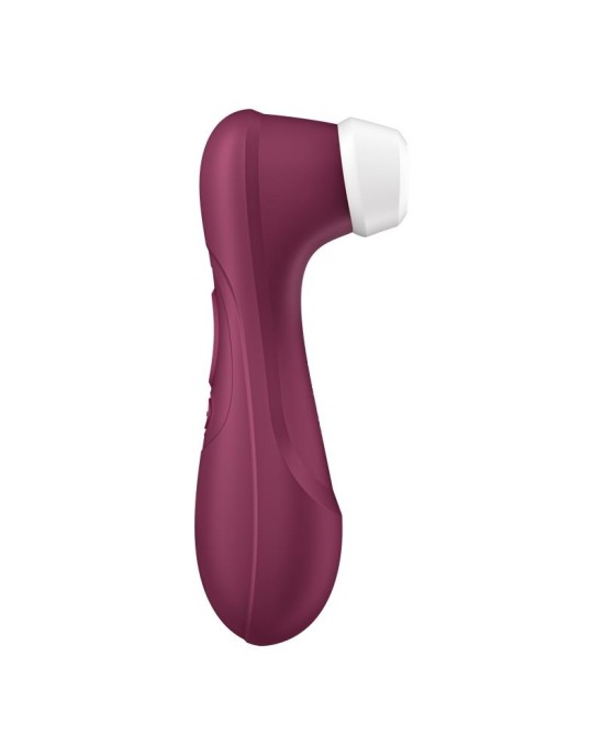 Satisfyer Pro 2 Gen 3 šķidrā gaisa tehnoloģija sūkšanas un vibrācijas vīna sarkanā krāsā