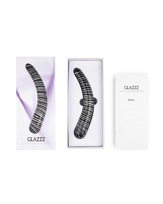 Feelztoys Glazz Glass Dildo Dark Desire