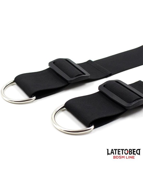 Latetobed Bdsm Line Door Swing Nylon Bind Neoprene Wrist Cuffs