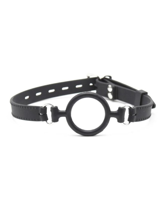 Latetobed Bdsm Line O Ring Ball Gag 5 cm Black