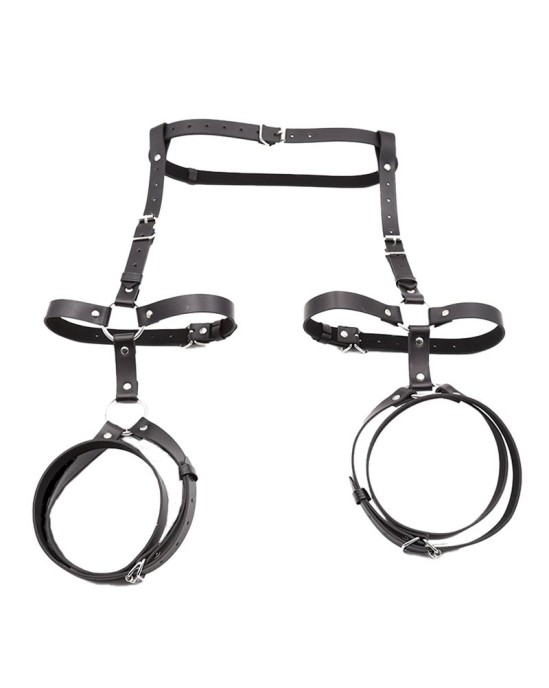 Intoyou Bdsm Line Fabian Leg and Waist Bondage Harness Adjustable