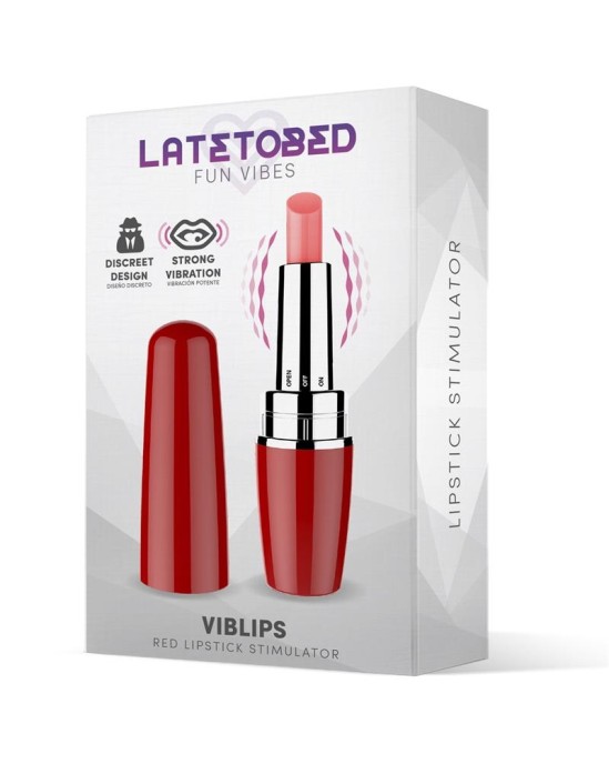 Latetobed Viblips Lipstick Stimulator Red