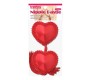 Lovetoy Nipple Covers Reusable Heart Red