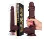 Liketrue Slidy Realistic Dildo Dual Layer Retractable and Adjustable 9