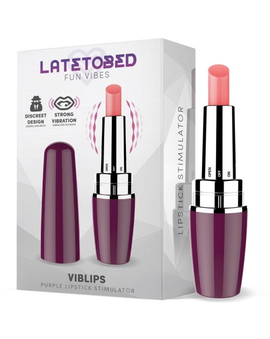 Latetobed Viblips Lipstick Stimulator Purple