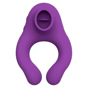 Action Fenda Vibrating Ring with Licking Tongue and Remote Control 3 Motors Magnetic USB