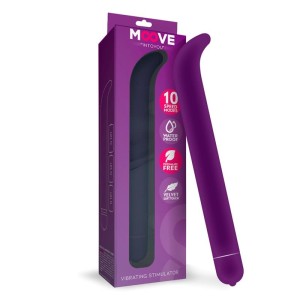 Moove Vibe Stimulator G-spot 10 funkcijas Purpurs