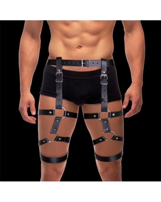 Intoyou Bdsm Line Fabian Leg and Waist Bondage Harness Adjustable