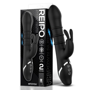 Intoyou Reipo vibrators ar uz augšu un uz leju bīdāmiem gredzeniem