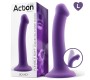 Action Bouncy Liquid Silicone Dildo Hiper Flexible 7.5 - 19 cm Size L Purple