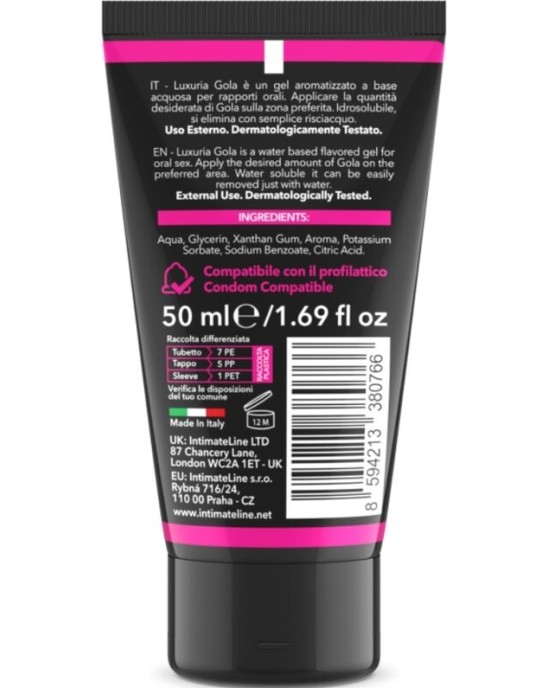 Intimateline Luxuria LUXURIA ORAL SEX GEL CHERRY FLAVOR 30 ML