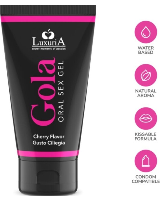 Intimateline Luxuria LUXURIA ORAL SEX GEL CHERRY FLAVOR 30 ML